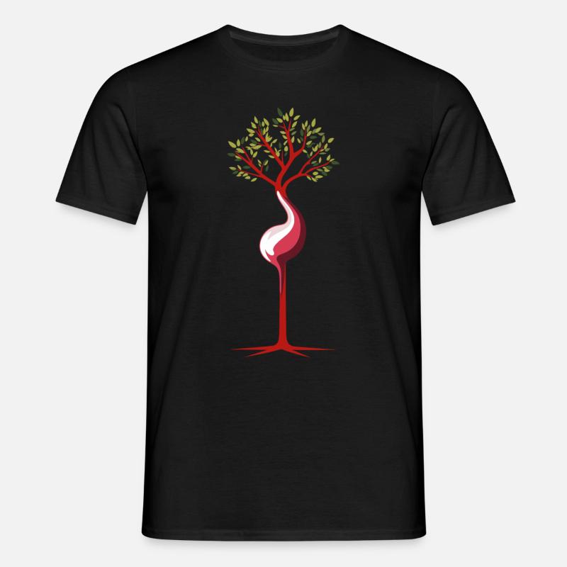 Gebärmutter Baum - Männer T-Shirt - Schwarz