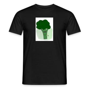 Stoner Brokkoli - Männer T-Shirt - Schwarz - Vorne - AI Model Male 178 light (178cm)