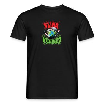 Adhésif climatique - T-shirt homme - noir - Devant - AI Model Male 178 light (178cm)