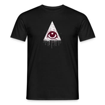 Triangle of Sadness 1 Two colors - Men's T-Shirt - black - Front - AI Model Male 178 light (178cm)