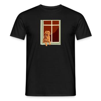 Bunny Viazoo - Men's T-Shirt - black - Front - AI Model Male 178 light (178cm)