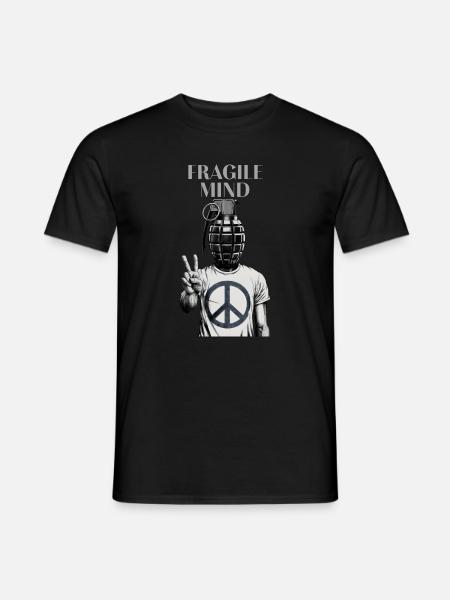Fragile Mind - Men's T-Shirt - black