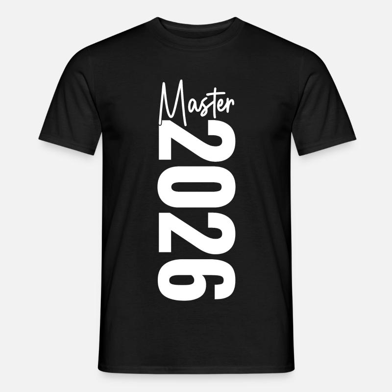 Master 2026 - Männer T-Shirt - Schwarz