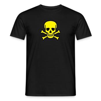 Skull, death, toxic - 2 colors - T-shirt homme - noir - Devant - AI Model Male 178 light (178cm)