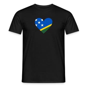 Îles Salomon Cœur - T-shirt homme - noir - Devant - AI Model Male 178 light (178cm)