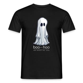Ein trauriges Gespenst ist ein trauriges - Männer T-Shirt - Schwarz - Vorne - AI Model Male 178 light (178cm)
