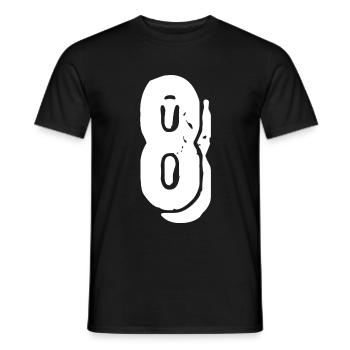 Maillot à 8 chiffres - T-shirt homme - noir - Devant - AI Model Male 178 light (178cm)