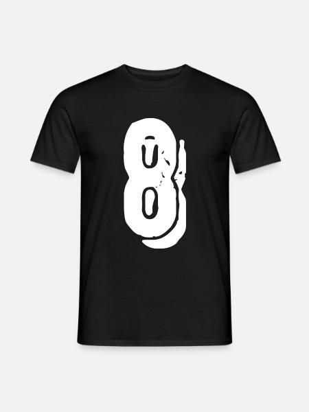 Maillot à 8 chiffres - T-shirt homme - noir