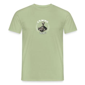 Game Zone Joystick - Men's T-Shirt - sage - Front - AI Model Male 178 light (178cm)