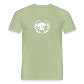 SHARP: Skinheads gegen rassistische Vorurteile - Männer T-Shirt - Sage - Vorne - AI Model Male 178 light (178cm)