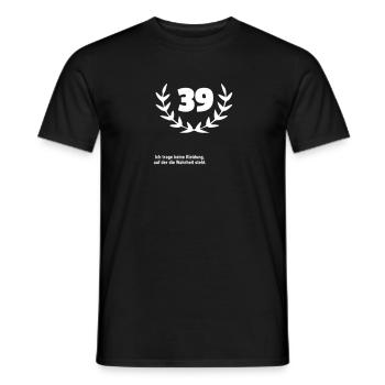 Wahrheit 39 - Männer T-Shirt - Schwarz - Vorne - AI Model Male 178 light (178cm)