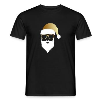 Santa Claus - Men's T-Shirt - black - Front - AI Model Male 178 light (178cm)