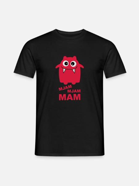 Mjam, Mjam, Mam - Men's T-Shirt - black
