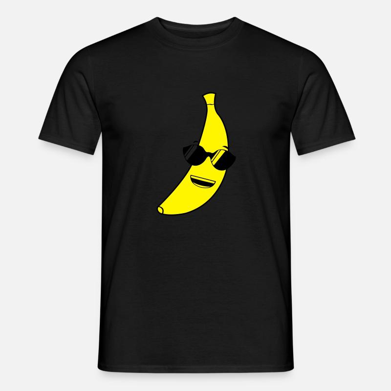 banane_cool_2 - Männer T-Shirt - Schwarz