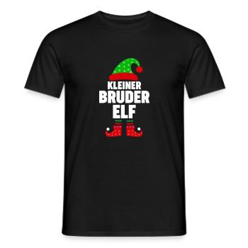 Weinachten Weihnachtself Bruder Elf Elfen - Männer T-Shirt - Schwarz - Vorne - AI Model Male 178 light (178cm)