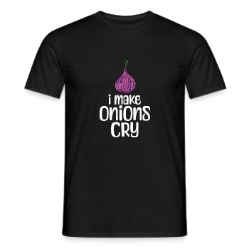 Knoblauch Knoblauchbrot Geschenk - Männer T-Shirt - Schwarz - Vorne - AI Model Male 178 light (178cm)