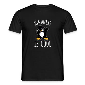 La gentillesse est cool dabbing dab danse geste pingouin - T-shirt homme - noir - Devant - AI Model Male 178 light (178cm)