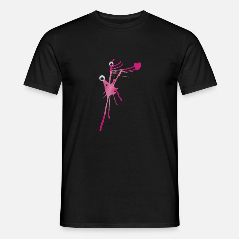 MONSTRUMMS LOVE Nr.1 - Männer T-Shirt - Schwarz