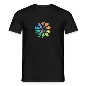 Nursery educator - Men's T-Shirt - black - Front - AI Model Male 178 light (178cm)