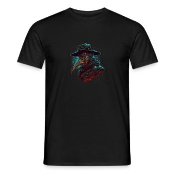 contagion - Men's T-Shirt - black - Front - AI Model Male 178 light (178cm)