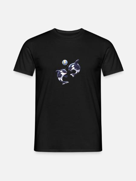 Backvolleyball - Männer T-Shirt - Schwarz