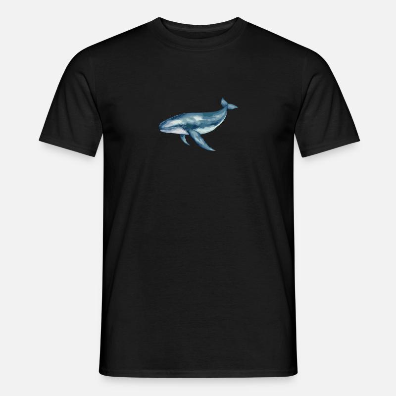 Pottwal - Männer T-Shirt - Schwarz