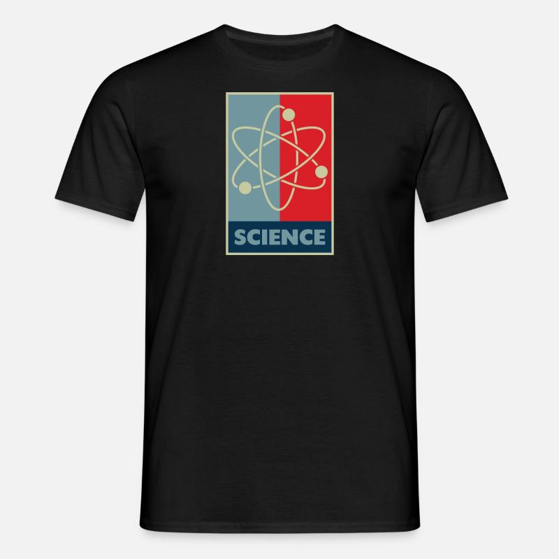 Science atom model - Men's T-Shirt - black