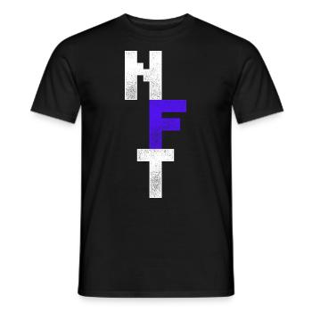 Vintage Cryptocurrency Crypto Trader Art NFT - Männer T-Shirt - Schwarz - Vorne - AI Model Male 178 light (178cm)