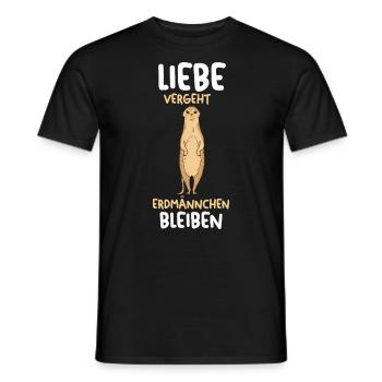 Erdmännchen - Männer T-Shirt - Schwarz - Vorne - AI Model Male 178 light (178cm)