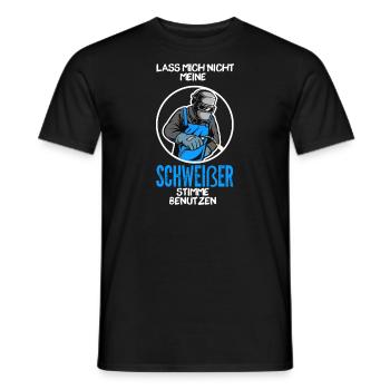 Schweißer Beruf Schweißen Geschenk - Männer T-Shirt - Schwarz - Vorne - AI Model Male 178 light (178cm)