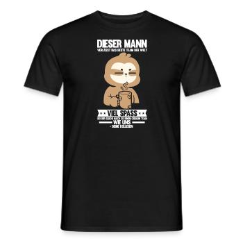 Abschied Kollegin Abschiedsparty Geschenk - Männer T-Shirt - Schwarz - Vorne - AI Model Male 178 light (178cm)