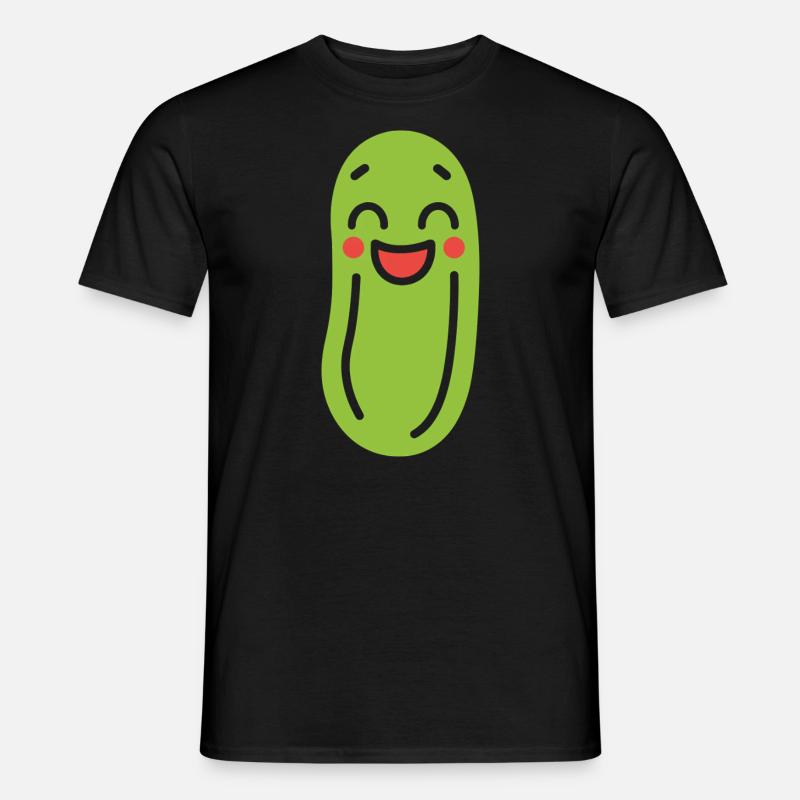 Gurke - Männer T-Shirt - Schwarz
