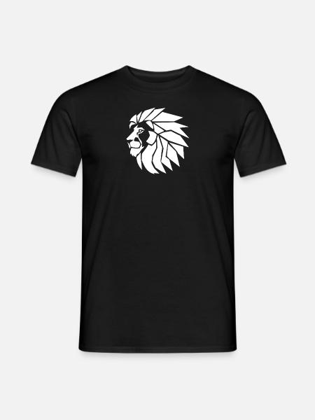 Majestic Lion Silhouette - Men's T-Shirt - black