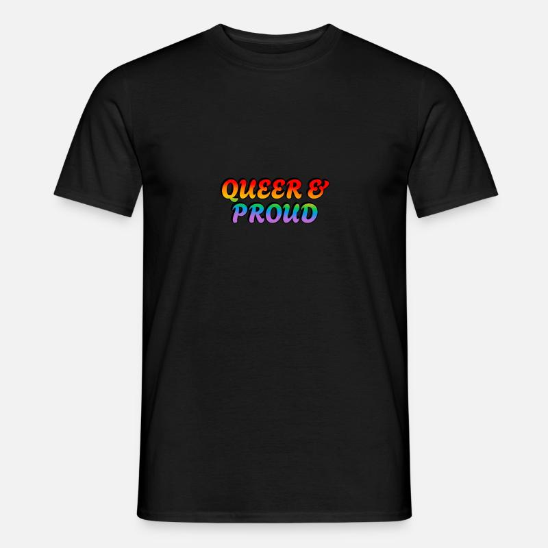 Queer und stolz - Männer T-Shirt - undefined