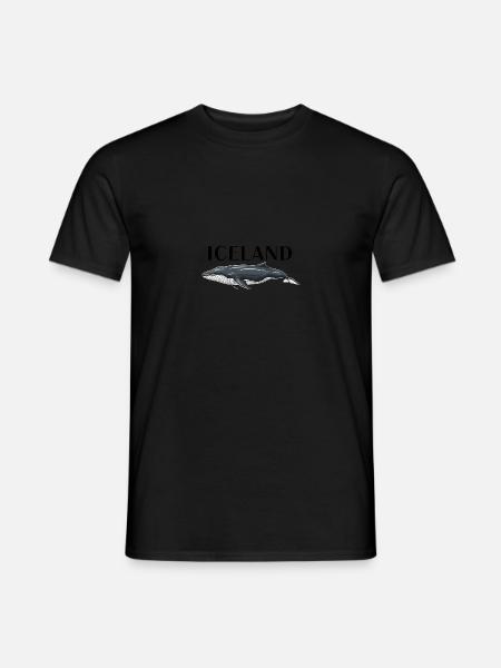 Iceland Wal - Männer T-Shirt - 