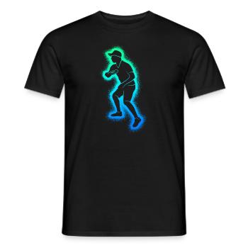 Discgolf Discgolfspieler Männer Jungen Disc Golf - Männer T-Shirt - Schwarz - Vorne - AI Model Male 178 light (178cm)