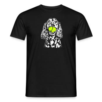 Cocker Spaniel Chien Chien Wilsigns - T-shirt homme - noir - Devant - AI Model Male 178 light (178cm)