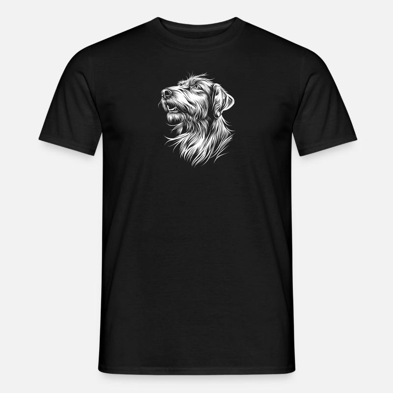 Irish Wolfhound Irish Wolfhound Chien 4 - T-shirt homme - noir