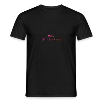 Goa psychedelic - Men's T-Shirt - black - Front - AI Model Male 178 light (178cm)