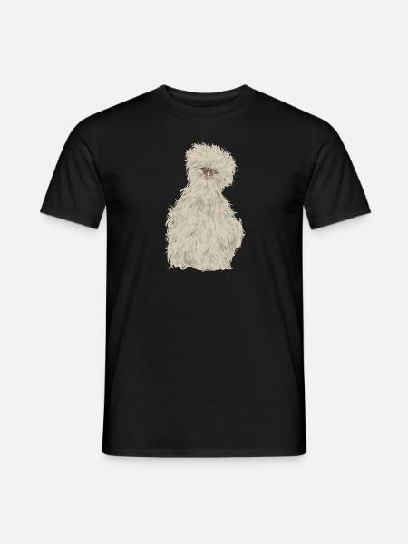 Pollo Mota Seidenhuhn - T-shirt uomo - nero