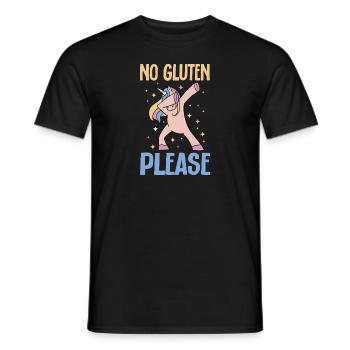 Gluten Free Gluten Intolerance - Men's T-Shirt - black - Front - AI Model Male 178 light (178cm)