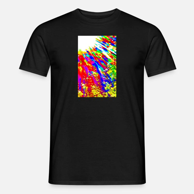 Sun Explosion - Männer T-Shirt - Schwarz