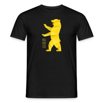 Berlin Bär - Männer T-Shirt - Schwarz - Vorne - AI Model Male 178 light (178cm)