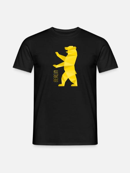 Berlin Bär - Männer T-Shirt - Schwarz