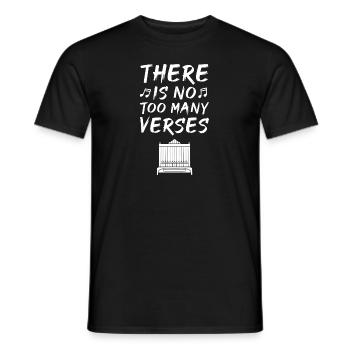 There Is No Too Many Verses Pipe Organ Musician - Männer T-Shirt - Schwarz - Vorne - AI Model Male 178 light (178cm)