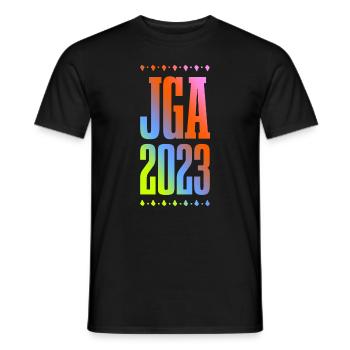 Jga 2023 Junggesellenabschied - Männer T-Shirt - Schwarz - Vorne - AI Model Male 178 light (178cm)