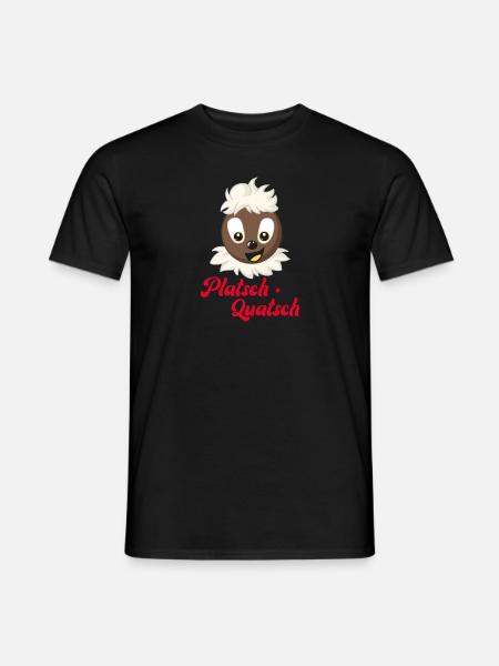Pittiplatsch PlatschQuatsch rot 2024 - Männer T-Shirt - Schwarz
