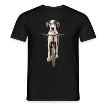 Deutsche Dogge - Männer T-Shirt - Schwarz - Vorne - AI Model Male 178 light (178cm)