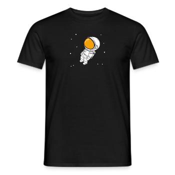 Aventurier cosmique - T-shirt homme - noir - Devant - AI Model Male 178 light (178cm)