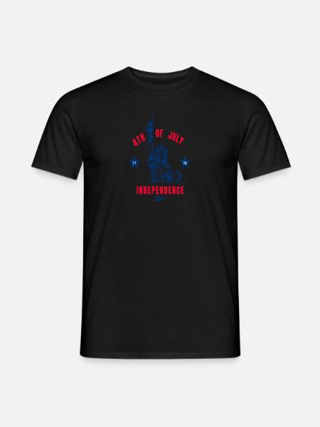Lady Liberty Shirt - Men's T-Shirt - black